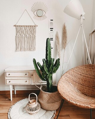 Decoración boho chic: textiles y texturas.