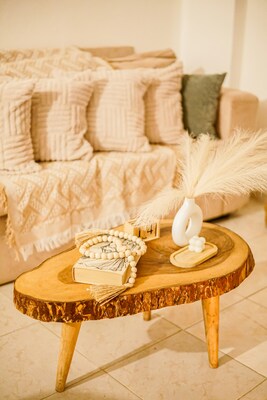Decoración boho chic: salón.