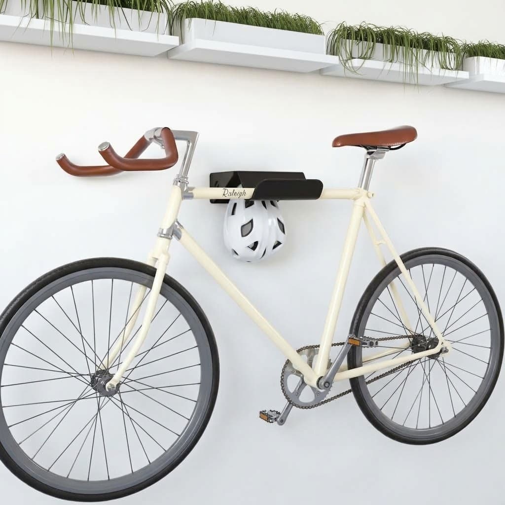 Gancho para colgar la bici en la terraza